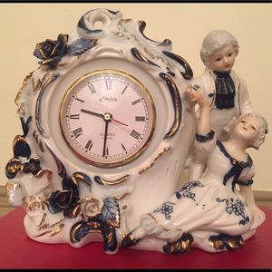 Vintage Porcelain Linden Clock